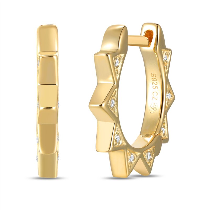 Boucles d'oreilles diamant en or 18 carats
