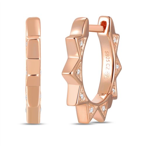 Boucles d'oreilles diamant en or 18 carats