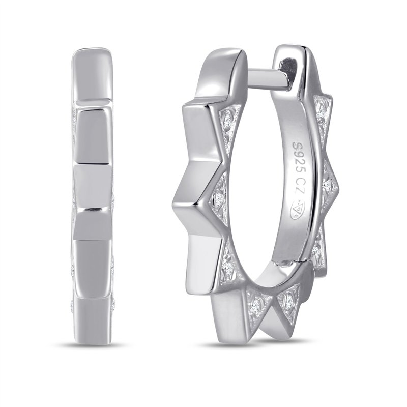 Boucles d'oreilles diamant en or 18 carats