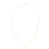 Collier serti clos diamant en or 18 carats