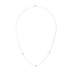 Collier serti clos diamant en or 18 carats