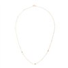 Collier serti clos diamant en or 18 carats