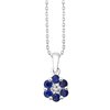 COLLIER IRIS SAPHIRS ET DIAMANTS
