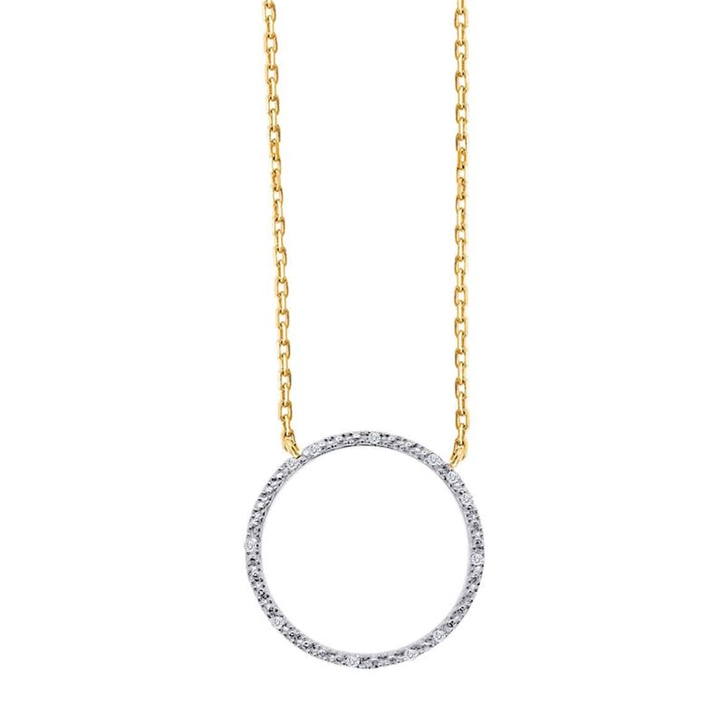 Collier diamant en or 18 carats