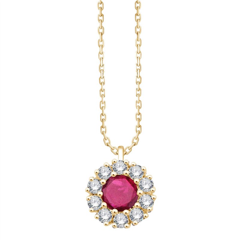 Collier rubis en or 18 carats