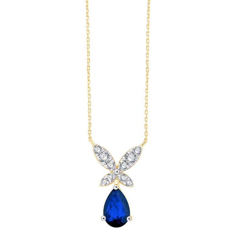 COLLIER ARIA SAPHIR ET DIAMANT
