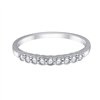 Alliance serti clos diamant en or 18 carats