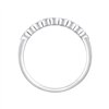 Demi Alliance diamant en or 18 carats