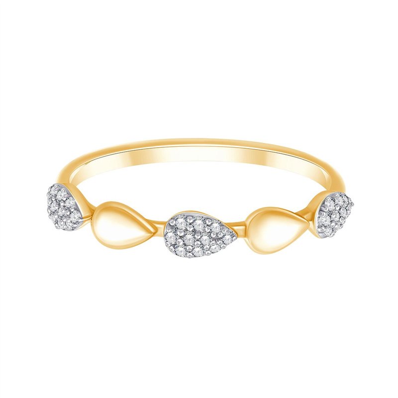 Bague toi et moi diamant en or 18 carats