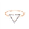 Bague diamant en or 18 carats