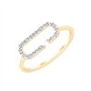 Bague diamant en or 18 carats