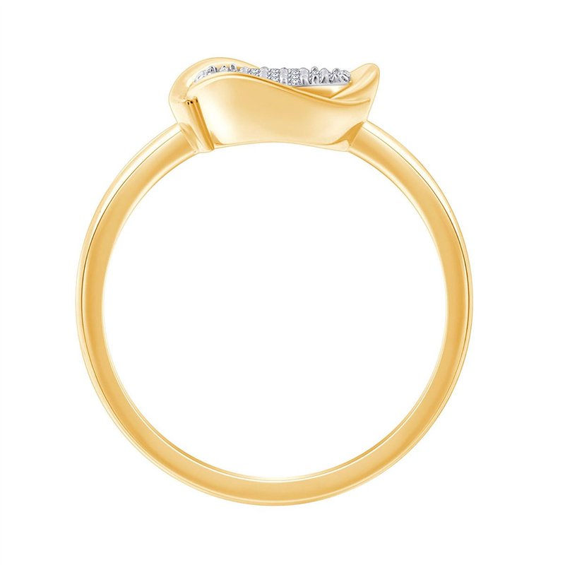 Bague serti clos diamant en or 18 carats