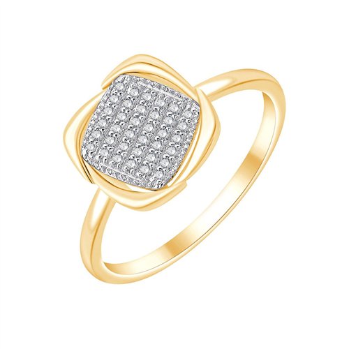 Bague serti clos diamant en or 18 carats