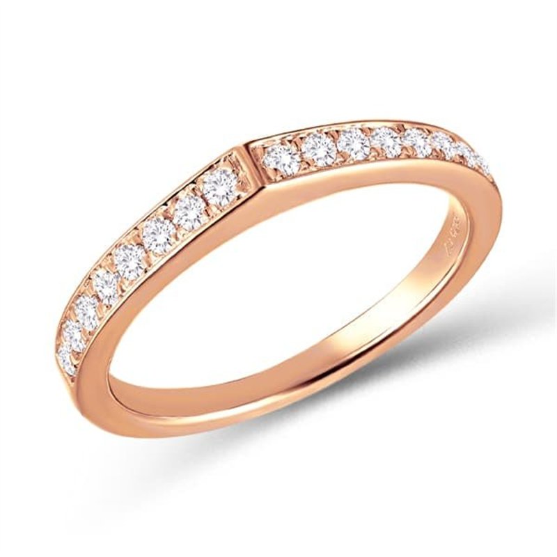Bague serti clos diamant en or 18 carats
