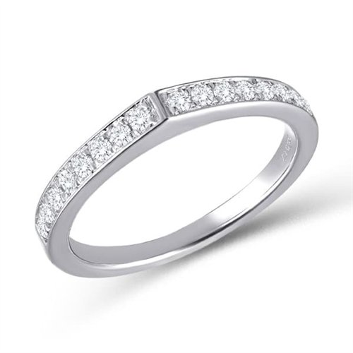 Bague serti clos diamant en or 18 carats