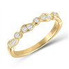 Bague trilogie diamant en or 18 carats