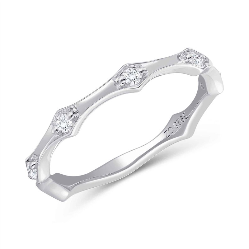 Bague serti clos diamant en or 18 carats