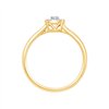 Solitaire diamant en or 18 carats