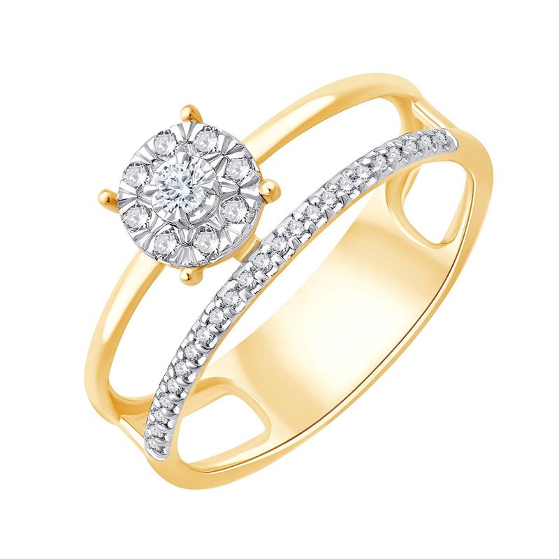 Bague diamant en or 18 carats