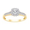 BAGUE MARGUERITE COUSSIN PAVÉE