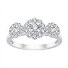 BAGUE MARGUERITE ROND TRILOGIE
