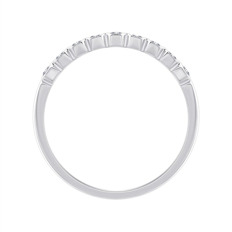 Alliance serti clos diamant en or 18 carats