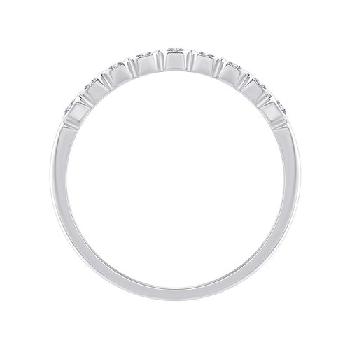Alliance serti clos diamant en or 18 carats