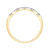 Alliance trilogie diamant en or 18 carats