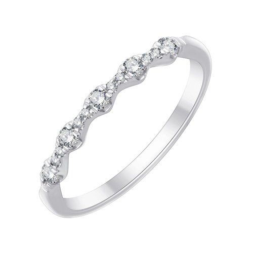 Alliance trilogie diamant en or 18 carats