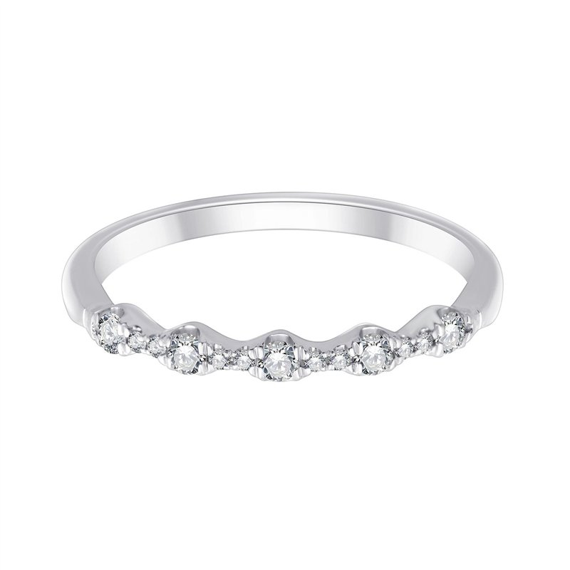 Alliance trilogie diamant en or 18 carats