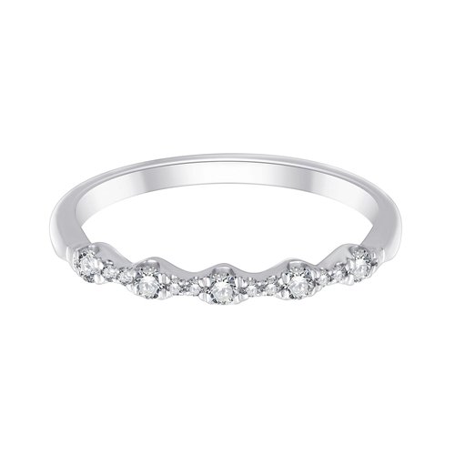 Alliance trilogie diamant en or 18 carats