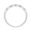 Alliance trilogie diamant en or 18 carats