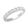 Bague serti clos diamant en or 18 carats