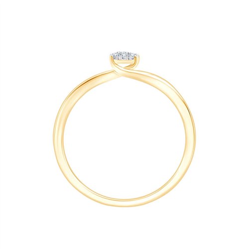 Solitaire diamant en or 18 carats