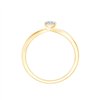 Solitaire diamant en or 18 carats