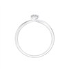 Solitaire diamant en or 18 carats