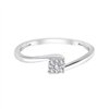 Solitaire diamant en or 18 carats