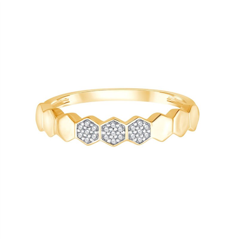 Bague serti clos diamant en or 18 carats