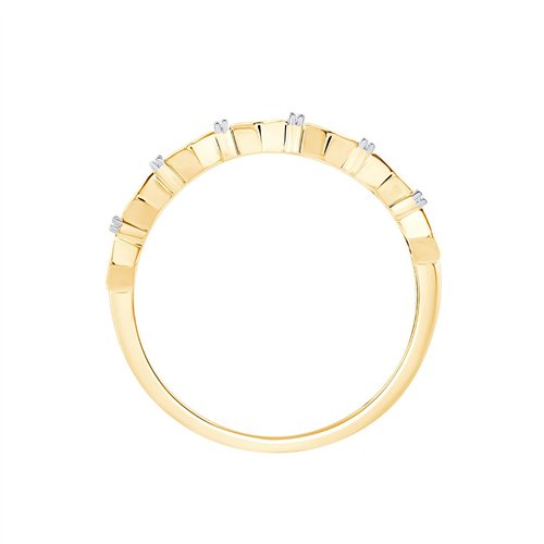 Bague toi et moi diamant en or 18 carats