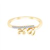 Bague diamant en or 18 carats