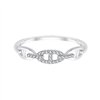 Bague serti clos diamant en or 18 carats