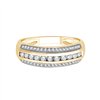 Bague trilogie diamant en or 18 carats