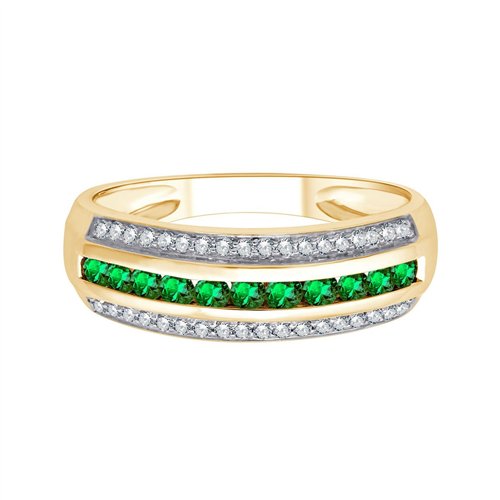 Bague trilogie diamant en or 18 carats