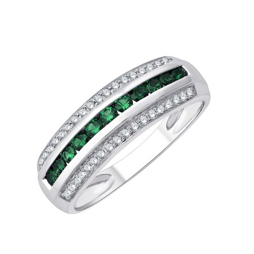 Bague trilogie diamant en or 18 carats