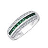 Bague trilogie diamant en or 18 carats