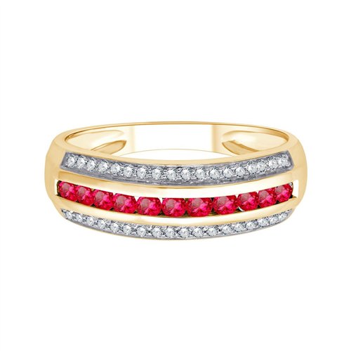Bague trilogie diamant en or 18 carats