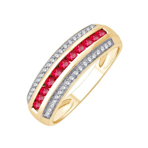 Bague trilogie diamant en or 18 carats