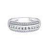 Bague trilogie diamant en or 18 carats