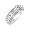 Bague trilogie diamant en or 18 carats