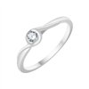 Bague toi et moi diamant en or 18 carats
